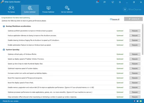 Download Wise Game Booster for Windows