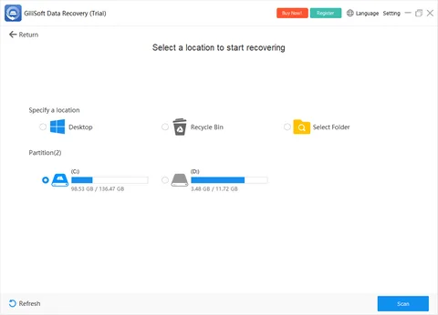 Download GiliSoft Data Recovery for Windows & macOS
