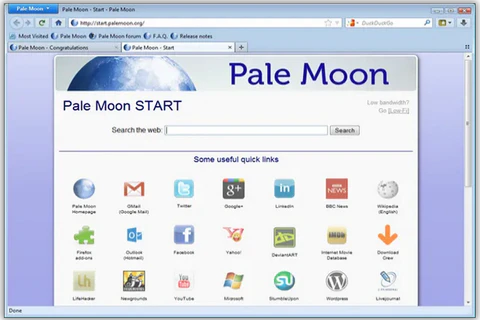 Download Pale Moon for Windows, macOS and Linux
