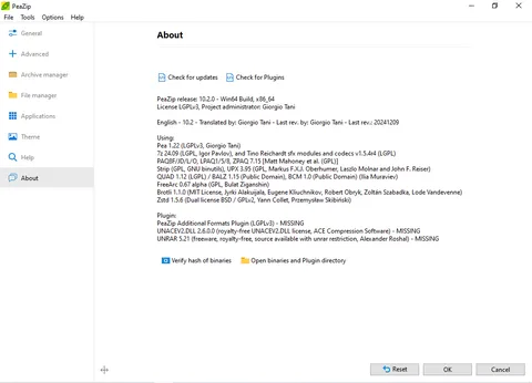 Download PeaZip for Windows, macOS and Linux