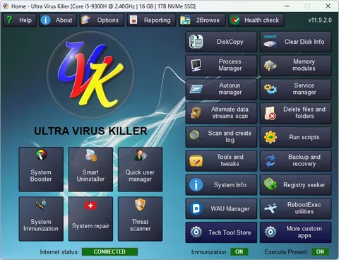 Download UVK (Ultra Virus Killer) for Windows