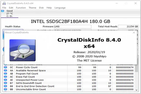 Download CrystalDiskInfo for Windows