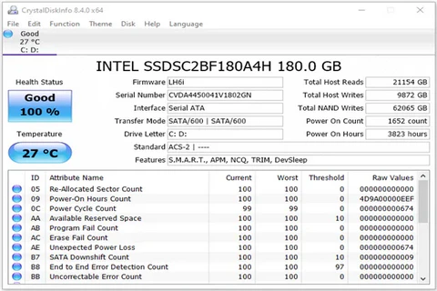 Download CrystalDiskInfo for Windows