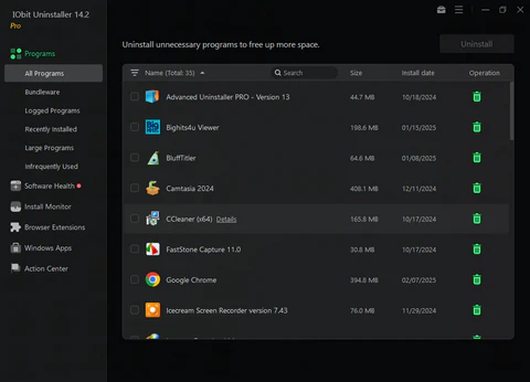 Download IObit Uninstaller for Windows