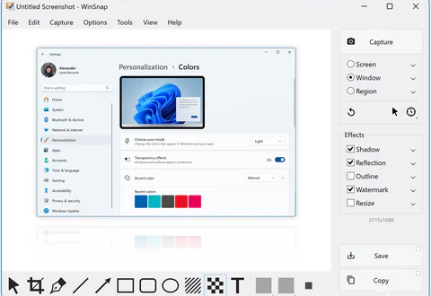 Download WinSnap for Windows