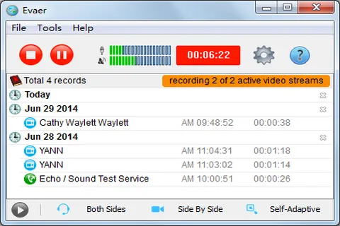 Download Evaer for Windows, Microsoft Teams, WhatsApp, Discord and Skype